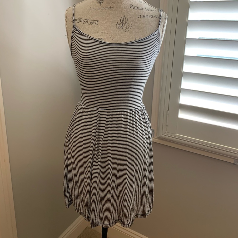 Brandy black bad white sundress!